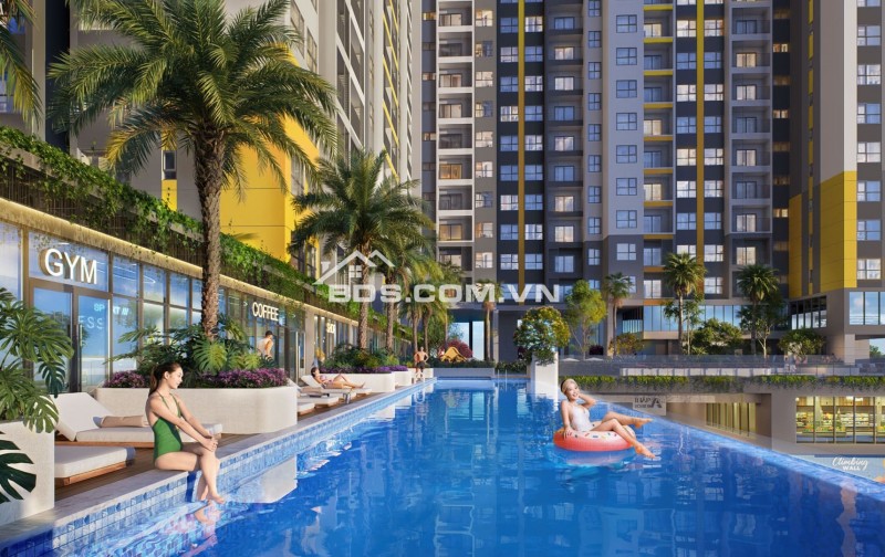 Căn hộ Bcons Newsky 55m2 thiết kế 2PN2WC giá trực tiếp từ CĐT